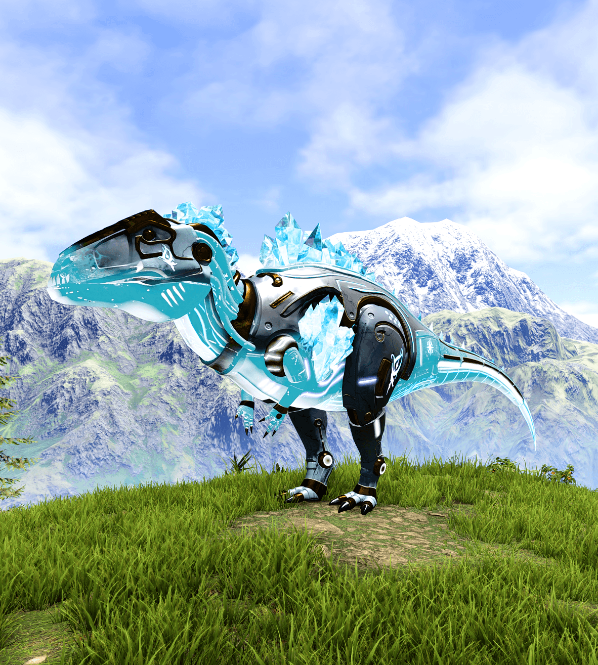 龙岛异兽魔晶高脊紫晶形态本地图片